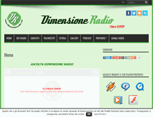 Tablet Screenshot of dimensioneradio.com